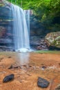 Cucumber Falls.Ohiopyle State Park.Pennsylvania.USA Royalty Free Stock Photo