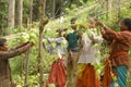 Cucumber farming Andamans Royalty Free Stock Photo