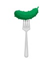 Cucumber On Fork