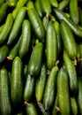 Cucumber Fresh and delicious organic fruits and vegetables Royalty Free Stock Photo