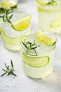 Cucumber gin gimlet Royalty Free Stock Photo