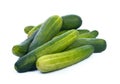 Cucumber isolate whit white background Royalty Free Stock Photo