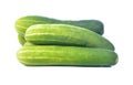 Cucumber isolate on white background Royalty Free Stock Photo