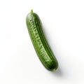 Cucumber Isolated On White Background - Ingrid Baars Style