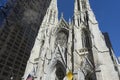 Cucumber isolated on a white backgroundSt. Patrick`s Cathedral in Manhattan, NYC Royalty Free Stock Photo