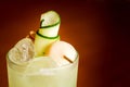 Cucumber Martini.Ketel One Vodka, Fresh Cucumber, Lychee Juice & Fresh Lemon Juice Royalty Free Stock Photo