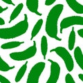 Cucumber pattern seamless