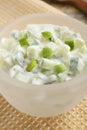 Cucumber Raita in a Bowl