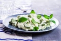 Cucumber salad with mint Royalty Free Stock Photo