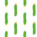 Cucumber seamless pattern