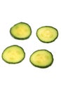 Cucumber sliced Royalty Free Stock Photo