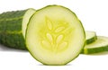 Cucumber sliced Royalty Free Stock Photo
