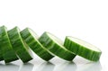 Cucumber Slices Royalty Free Stock Photo