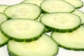 Cucumber slices Royalty Free Stock Photo