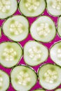 Cucumber slices Royalty Free Stock Photo