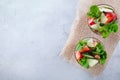 Cucumber strawberry mint fresh infused water detox drink cocktail lemonade Royalty Free Stock Photo