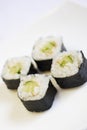 Cucumber sushi roll Royalty Free Stock Photo
