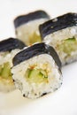 Cucumber sushi roll Royalty Free Stock Photo