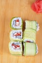 Cucumber sushi rolls Royalty Free Stock Photo