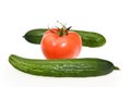 Cucumber and tomato Royalty Free Stock Photo