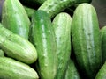 Cucumbers closeup