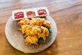 Cucur bawang or onion fritters, popular Malaysia food