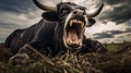 cud cow chewing Royalty Free Stock Photo