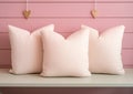 Cuddly Chic: A Trio of White Pillows Adds Cozy Charm to Your Bed