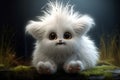Cuddly Fuzzy cute beasty. Generate Ai Royalty Free Stock Photo