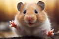 Cuddly Hamster selfi pet. Generate Ai