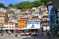 Cudillero asturias spain mountain coasline