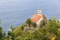 Cudillero lighthouse, Spain Royalty Free Stock Photo