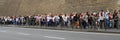 Cue of tourists to Vatican Museum Royalty Free Stock Photo