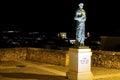 Bronze statue of Fray Luis de Leon in Cuenca, Spain