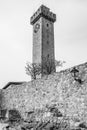 Mangana medieval towerin Cuenca, Castile-La Mancha, Spain Royalty Free Stock Photo