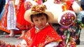 Boy dressed up for Christmas parade in Cuenca, Ecuador Royalty Free Stock Photo