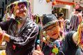 Women on carnival parade in Ecuador