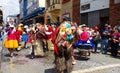 Carnival parade in Cuenca city, Ecuador