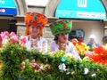 Cuenca, Ecuador. Parade Pase del Nino Viajero, Girl and boy dressed up for parade Royalty Free Stock Photo