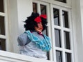 Cuenca, Ecuador. Traditional Monigote, Mannequin or stuffed dummie made as woman.