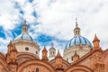 Cuenca New Cathedral Domes, Ecuador Royalty Free Stock Photo