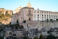 Cuenca, Spain 11 October , 2017. Cuenca Monastery now a hotel - Parador de Cuenca in the city of Cuenca in the La Macha Royalty Free Stock Photo