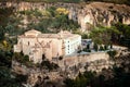 Cuenca, Spain 11 October , 2017. Cuenca Monastery now a hotel - Parador de Cuenca in the city of Cuenca in the La Macha region of Royalty Free Stock Photo