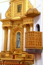 Pulpit of Cuernavaca Cathedral in morelos, mexico Royalty Free Stock Photo