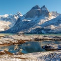 Nordenskjold Lake, Torres del Paine, Chile Royalty Free Stock Photo