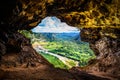 Cueva Ventana natural cave in Puerto Rico Royalty Free Stock Photo