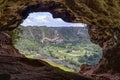 Cueva Ventana - Window Cave in Puerto Rico Royalty Free Stock Photo