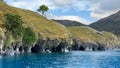 Marble Caves in General Carrera Lake, Chilean Patagonia Royalty Free Stock Photo
