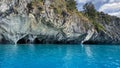 Marble Caves in General Carrera Lake, Chilean Patagonia Royalty Free Stock Photo