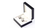 Cuff links in a box